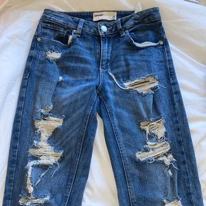 Garage ripped jeans